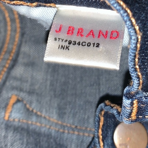 🎄 J BRAND Capri Blue Jeans Frayed Hem 29 - Picture 13 of 14